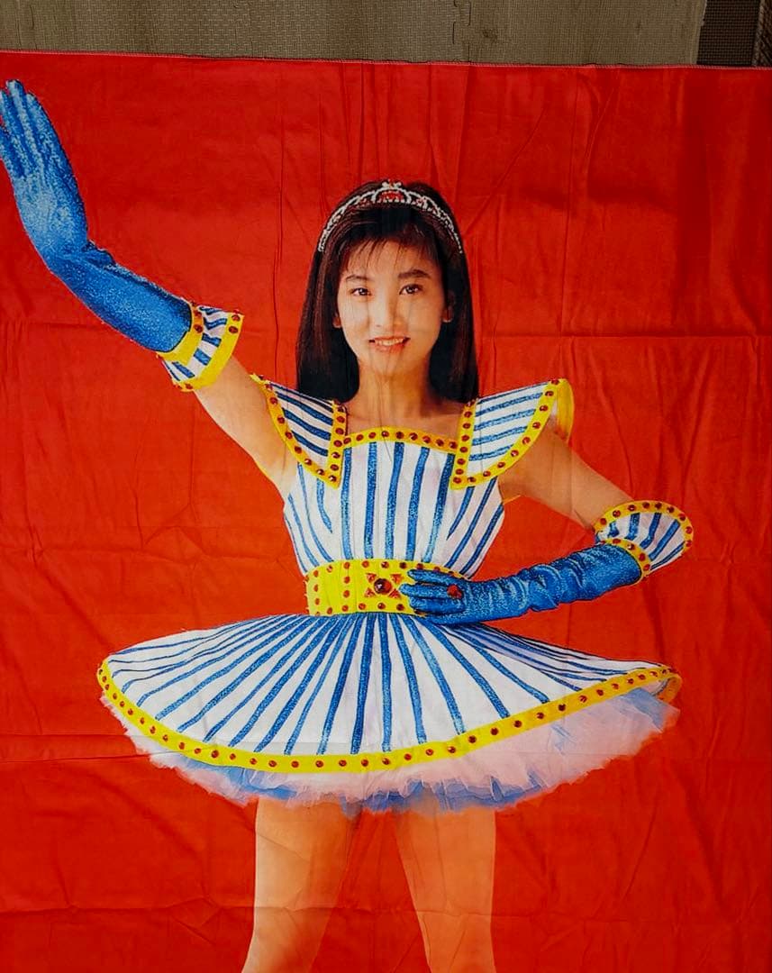 森高千里　タペストリー　壁掛け　カーテン　肌掛け　新品　非実力派宣言　c