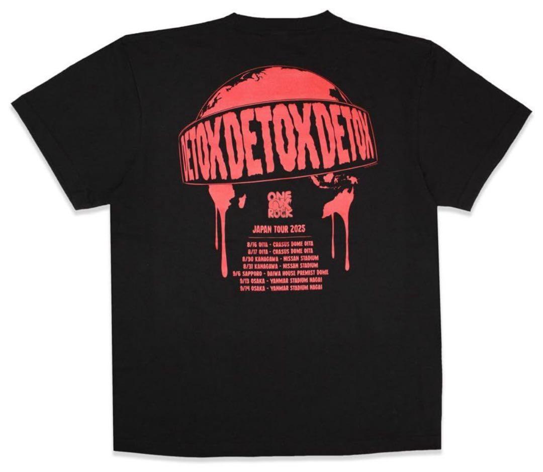 【新品】ONE OK ROCK DETOX 2025 ツアー Tシャツ S