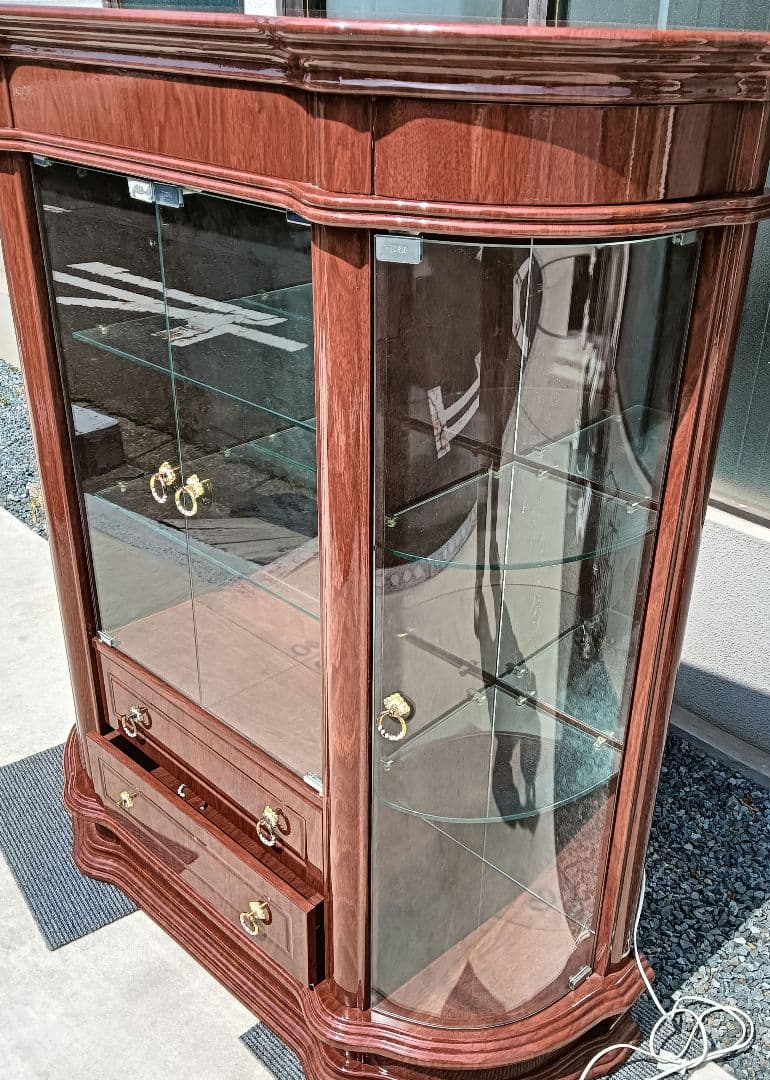 アンティーク　棚　キャビネット