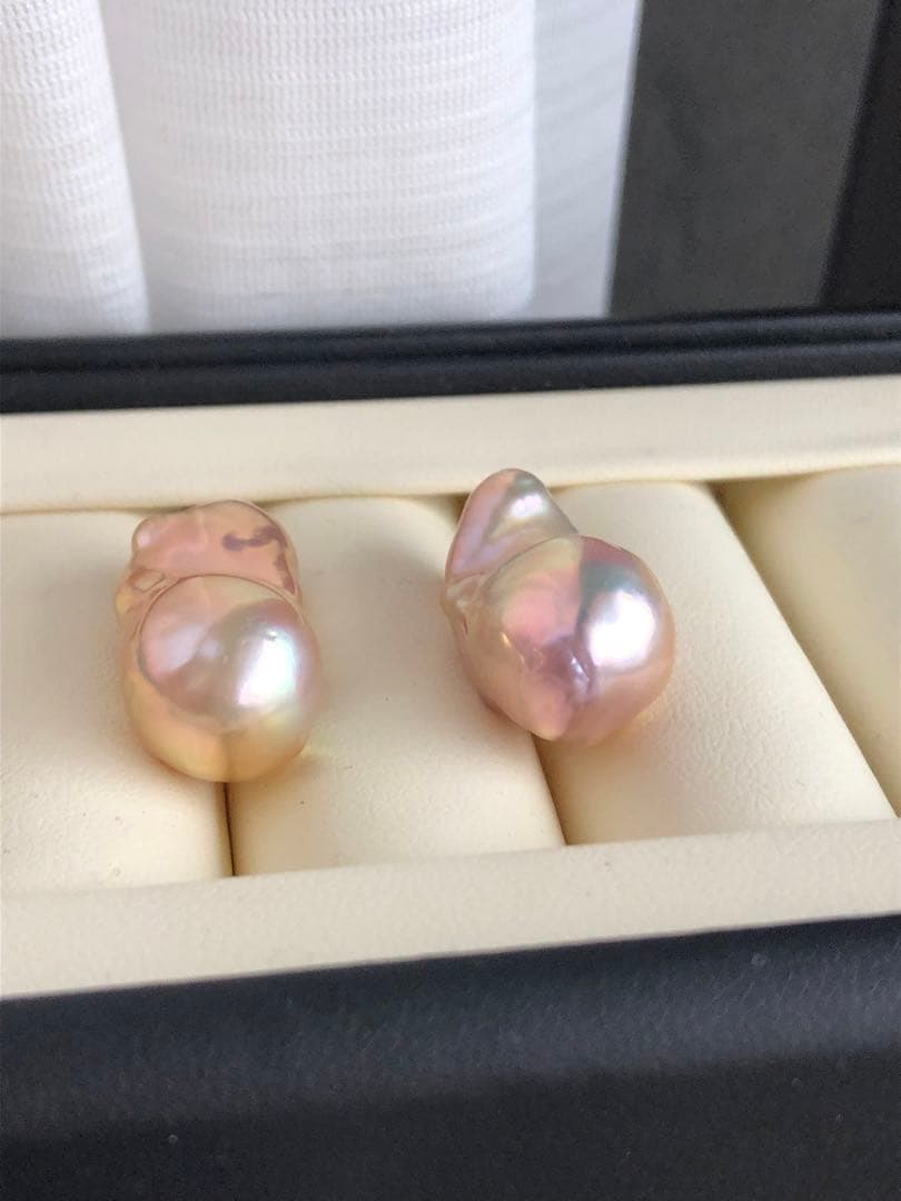 淡水バロックパールピアス