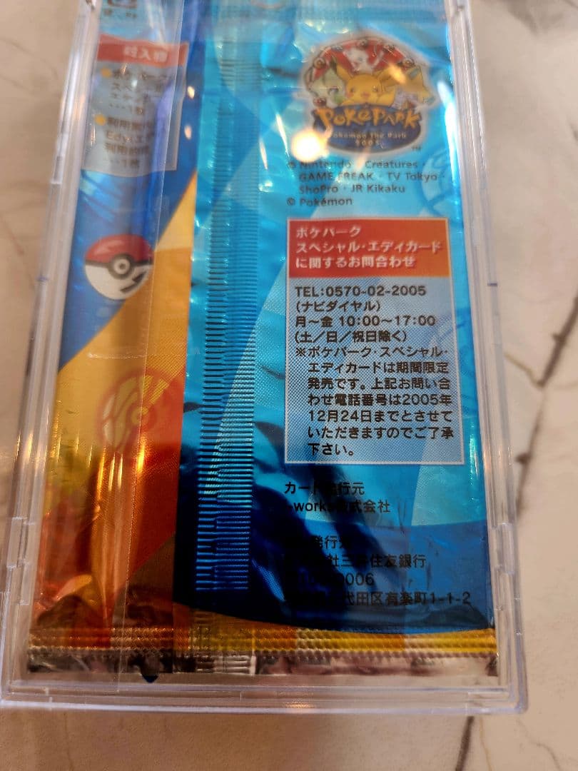 【新品未開封】 ポケパーク限定　スペシャルEdyカード　2005年ポケパーク限定
