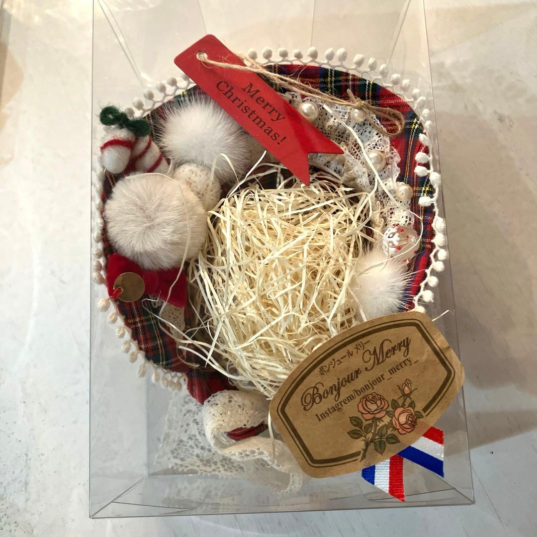 ブライス　作家様　アウトフィット　ボンネット　ヘッドドレス　タータンチェック