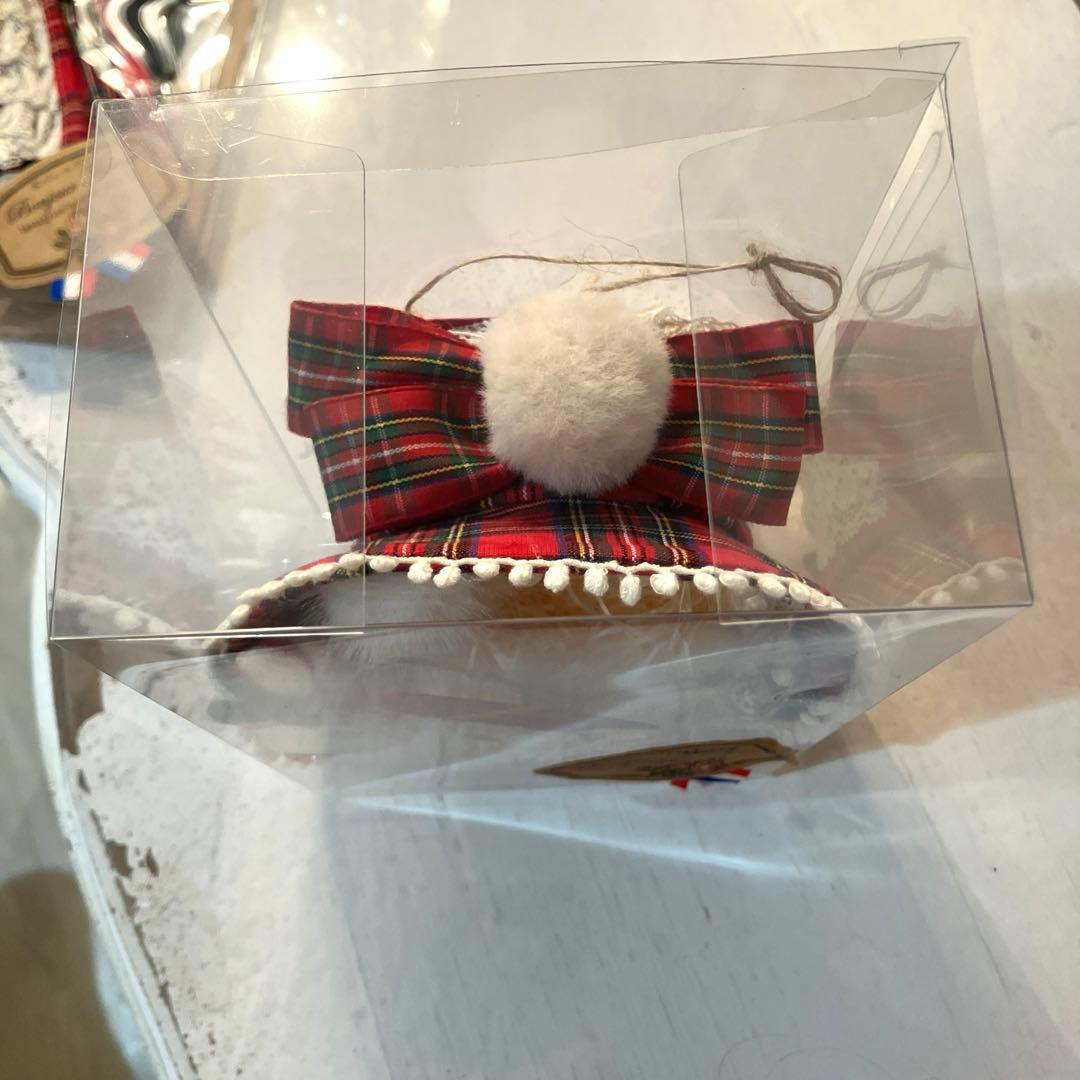 ブライス　作家様　アウトフィット　ボンネット　ヘッドドレス　タータンチェック