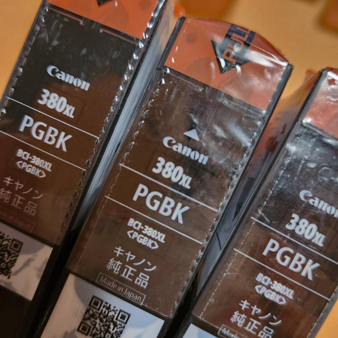 CANON 純正インク　380XL 380 380S　キャノン純正