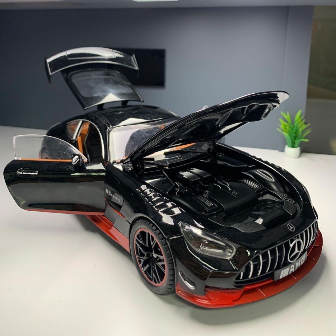 1/18 ダイキャストモデル Mercedes ミニカー ライト サウンド付