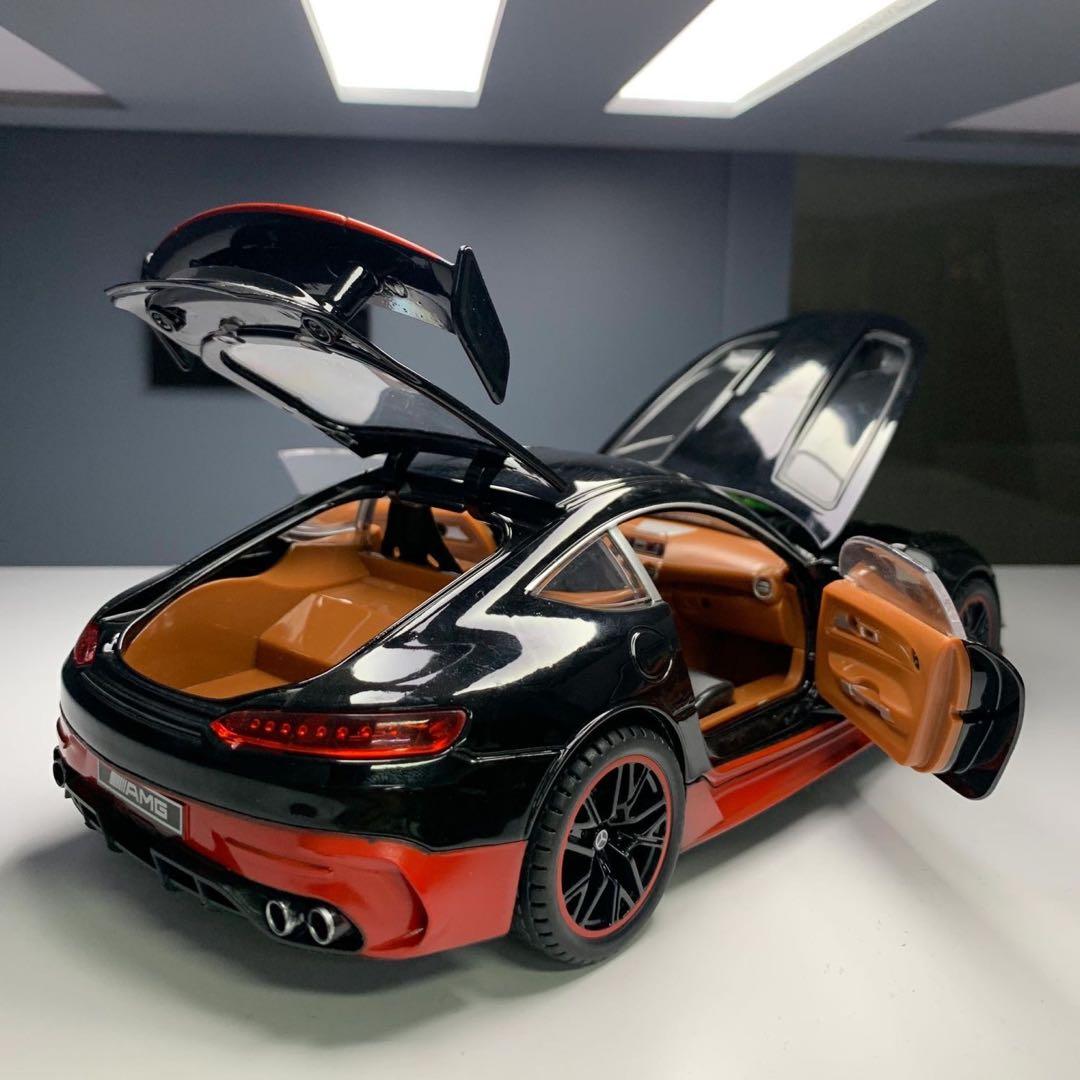 1/18 ダイキャストモデル Mercedes ミニカー ライト サウンド付