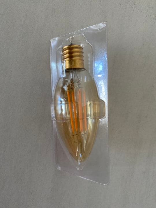 LEDシャンデリア球　電球色　10個セット