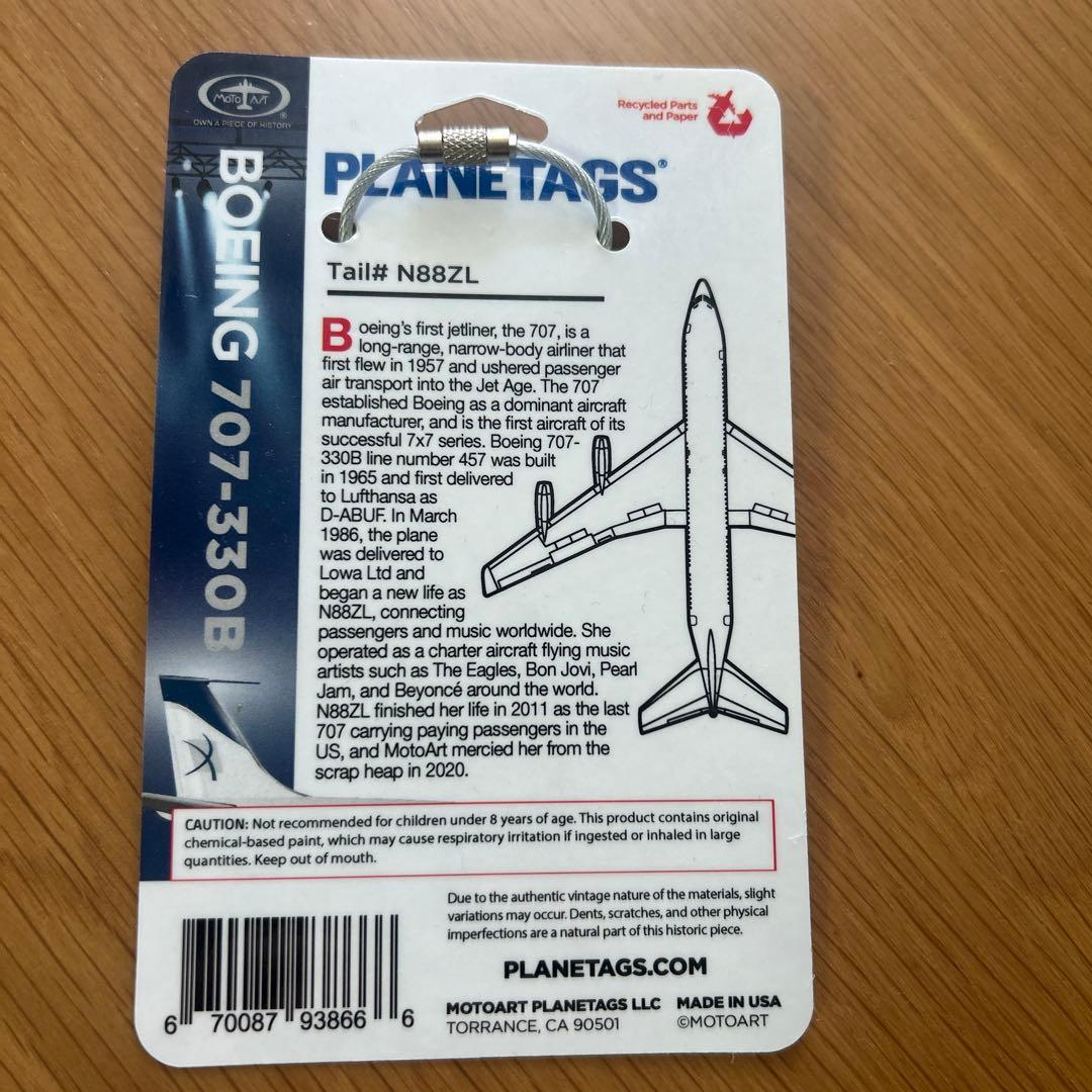 PLANETAGS 707-330B アメリカ製　限定2202/7500