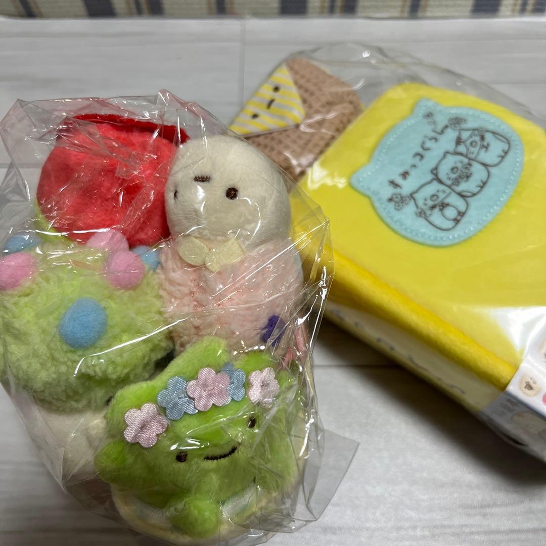 すみっコぐらし　ぬいぐるみ絵本、プランターセット