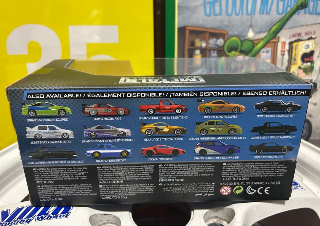 ワイルドスピード ブライアン 日産 スカイライン GT-R BNR34 絶版