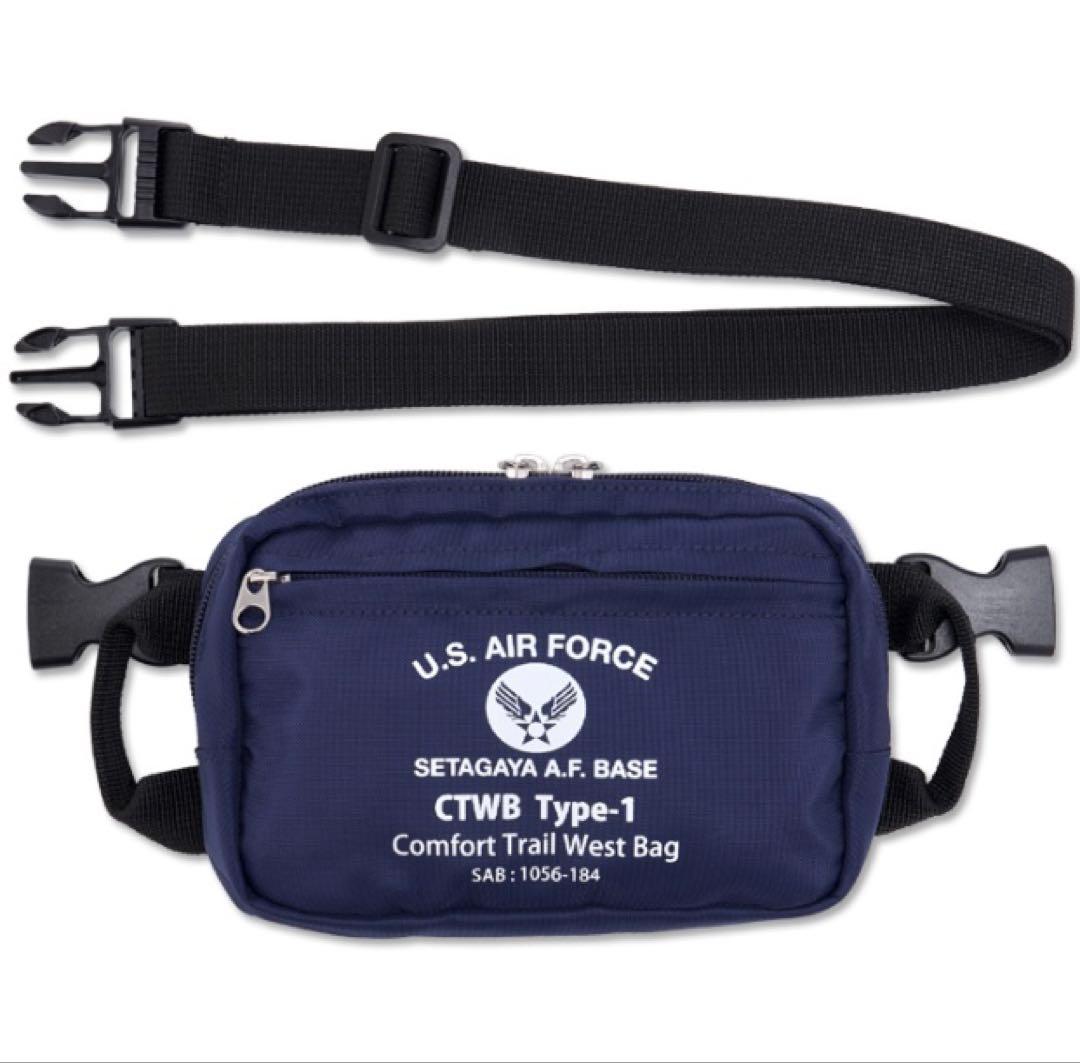 世田谷ベース正式装備品 S.E.A.F. ウエストバッグ ネイビー