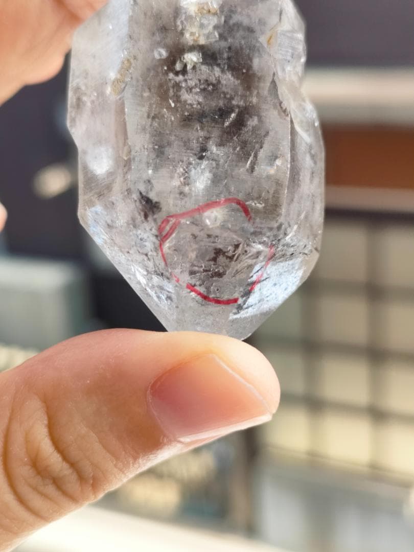 能量チャージ【5cmハーキマーダイヤモンド39g原石】C216パワーストーン