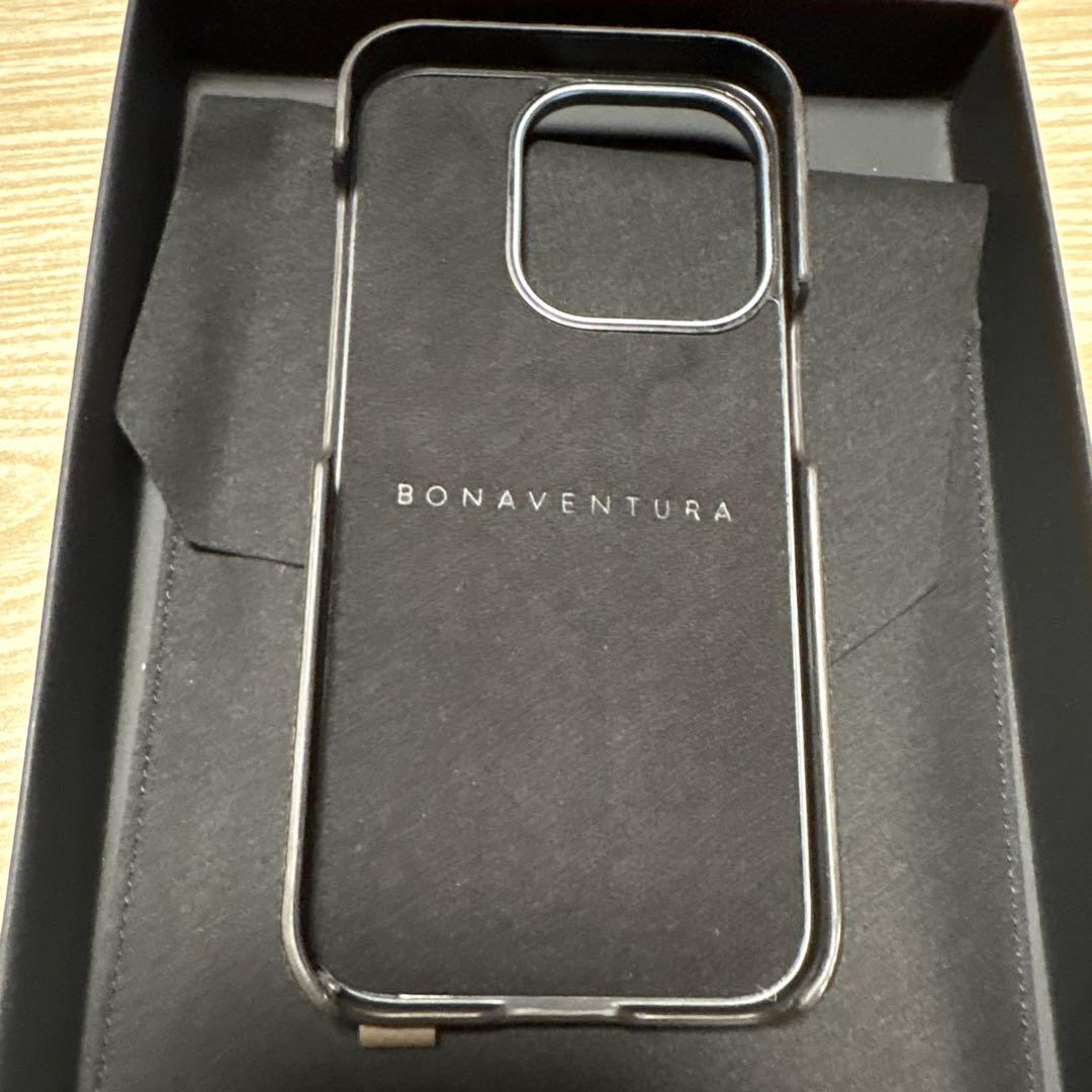 BONAVENTURA ベージュ レザー iPhone15Proケース