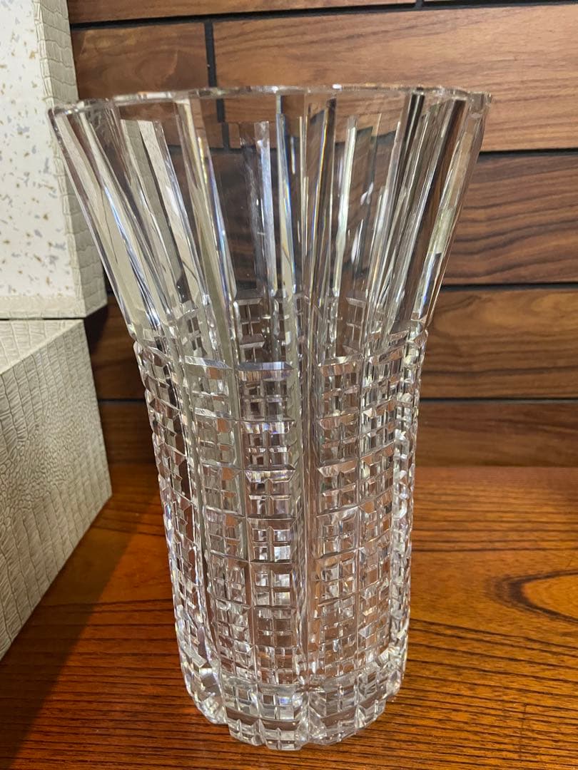 Kagami crystals クリスタル花瓶　大型　重さ約5.2kg 高級