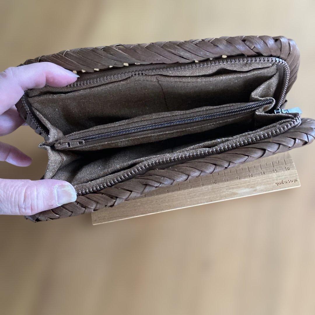山葡萄長財布　21×10×3センチほど
