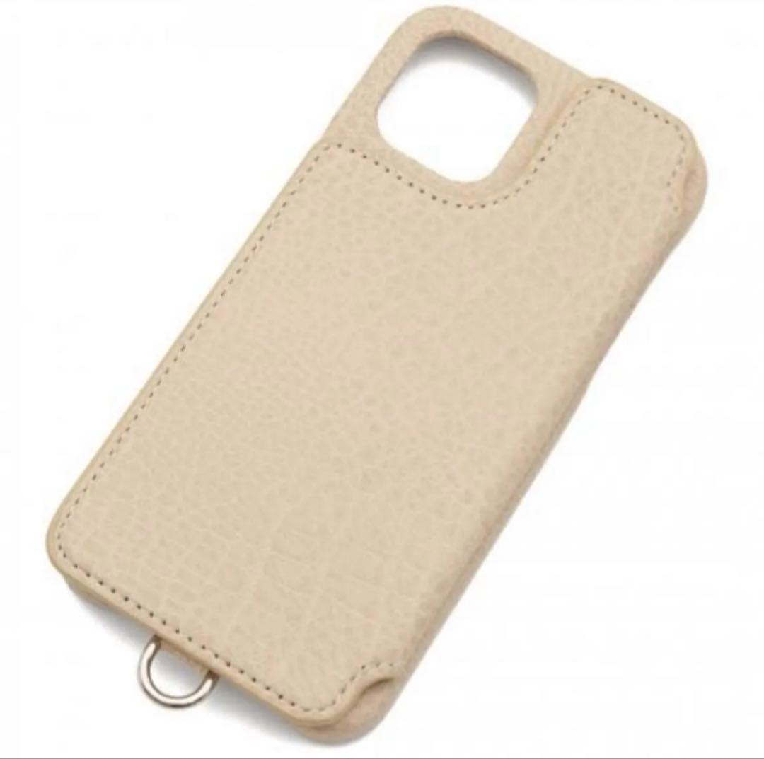 【新品】DEMIU POCHE FLAT 手帳型 iPhone13ケース　本革