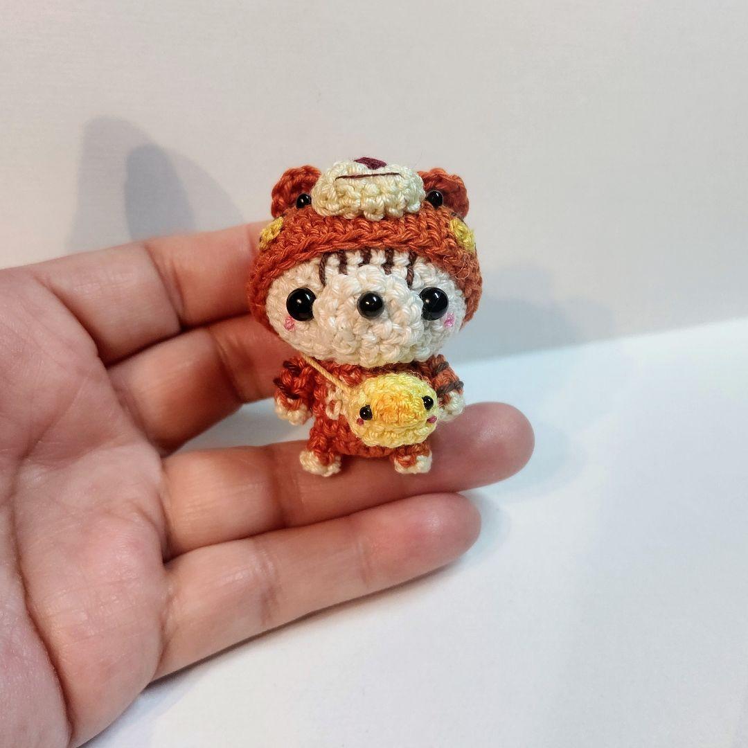 く*ー様 シマリス渋オレtiger ハンドメイド あみぐるみ