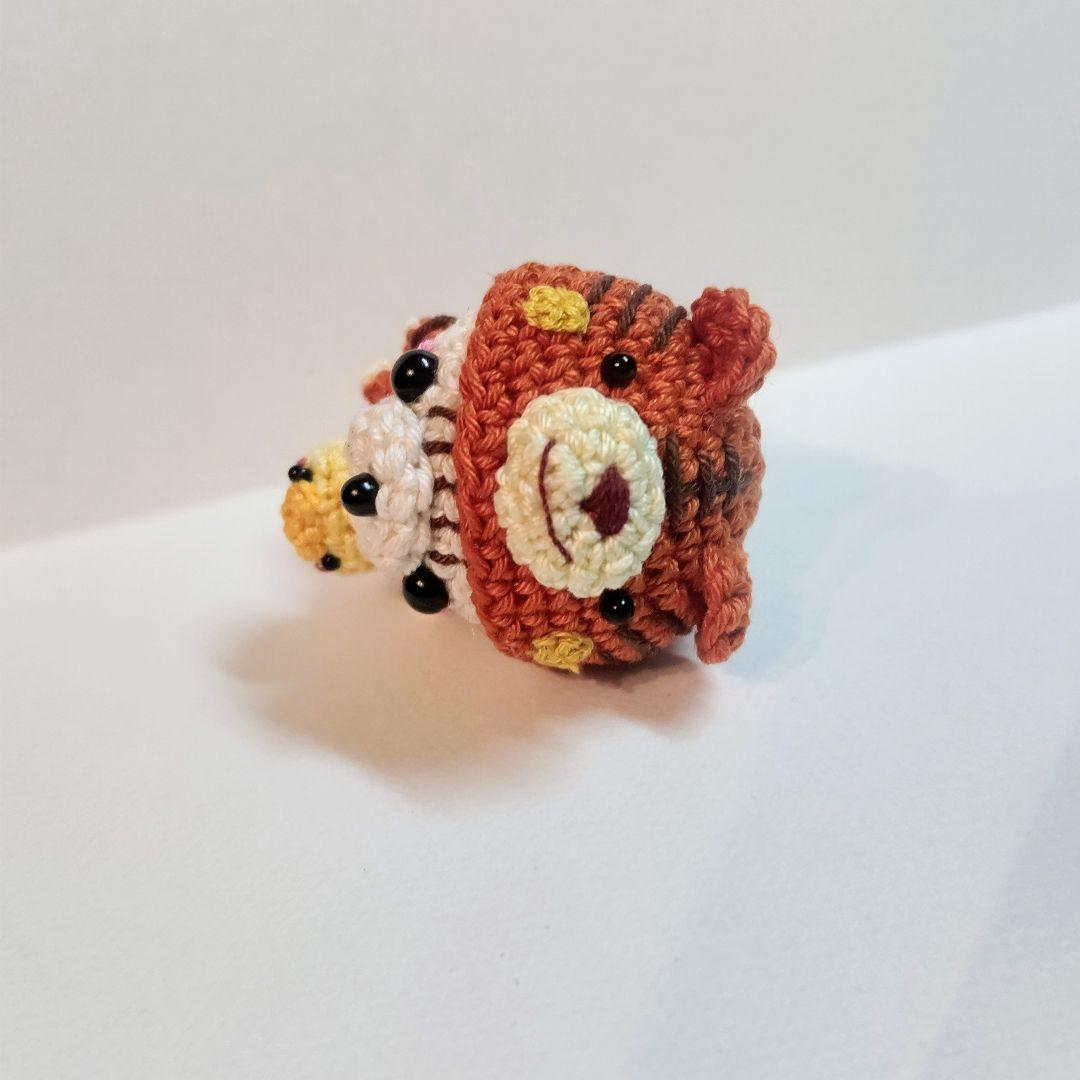 く*ー様 シマリス渋オレtiger ハンドメイド あみぐるみ