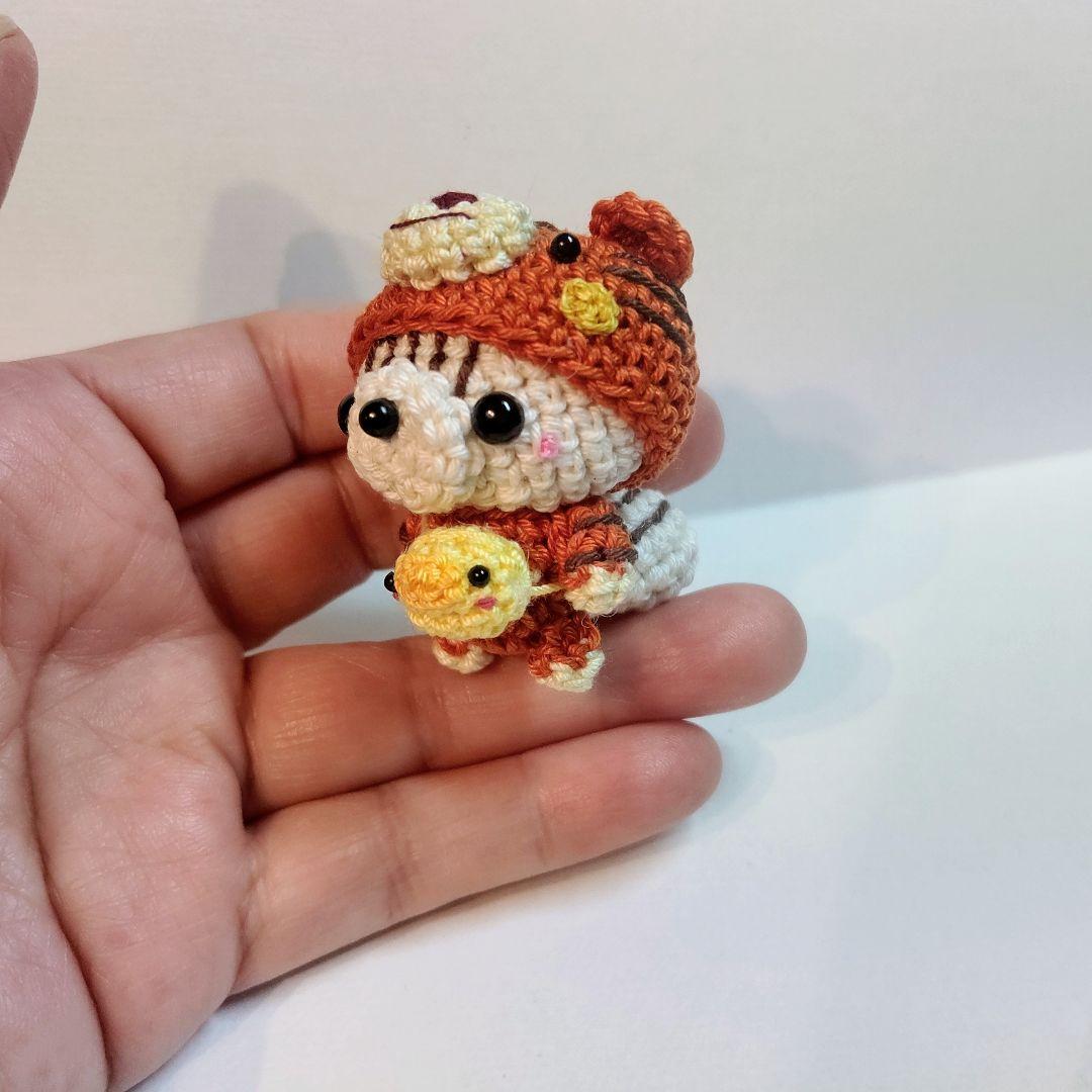 く*ー様 シマリス渋オレtiger ハンドメイド あみぐるみ