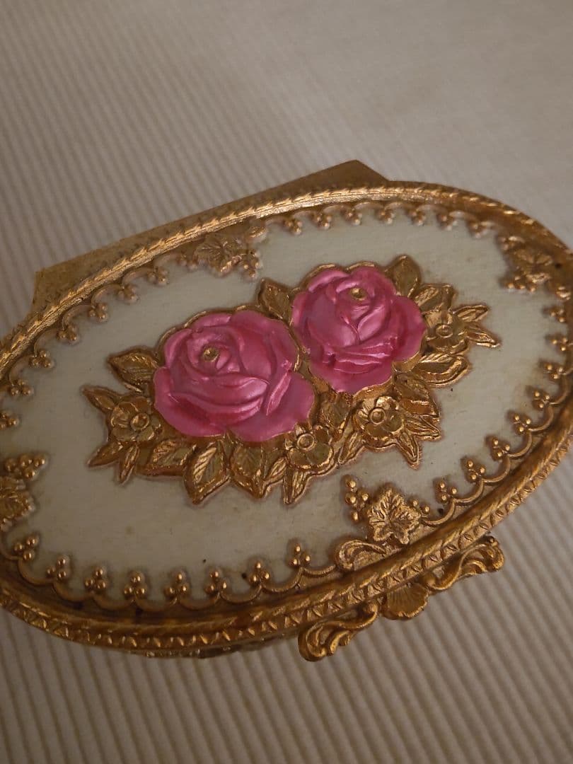 金色の装飾ボックス 2点セット