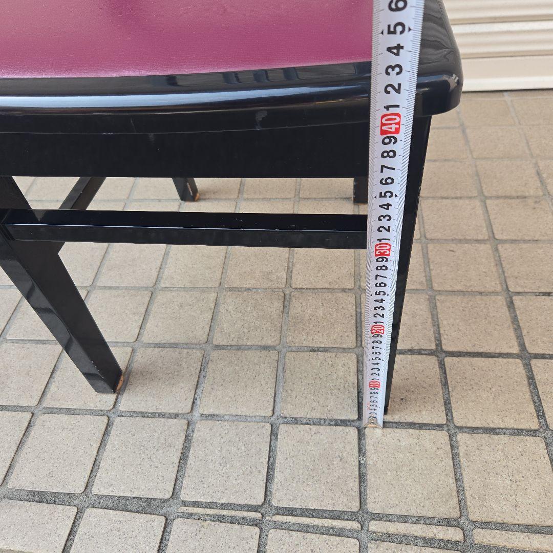 ピアノ 椅子 昭和レトロ