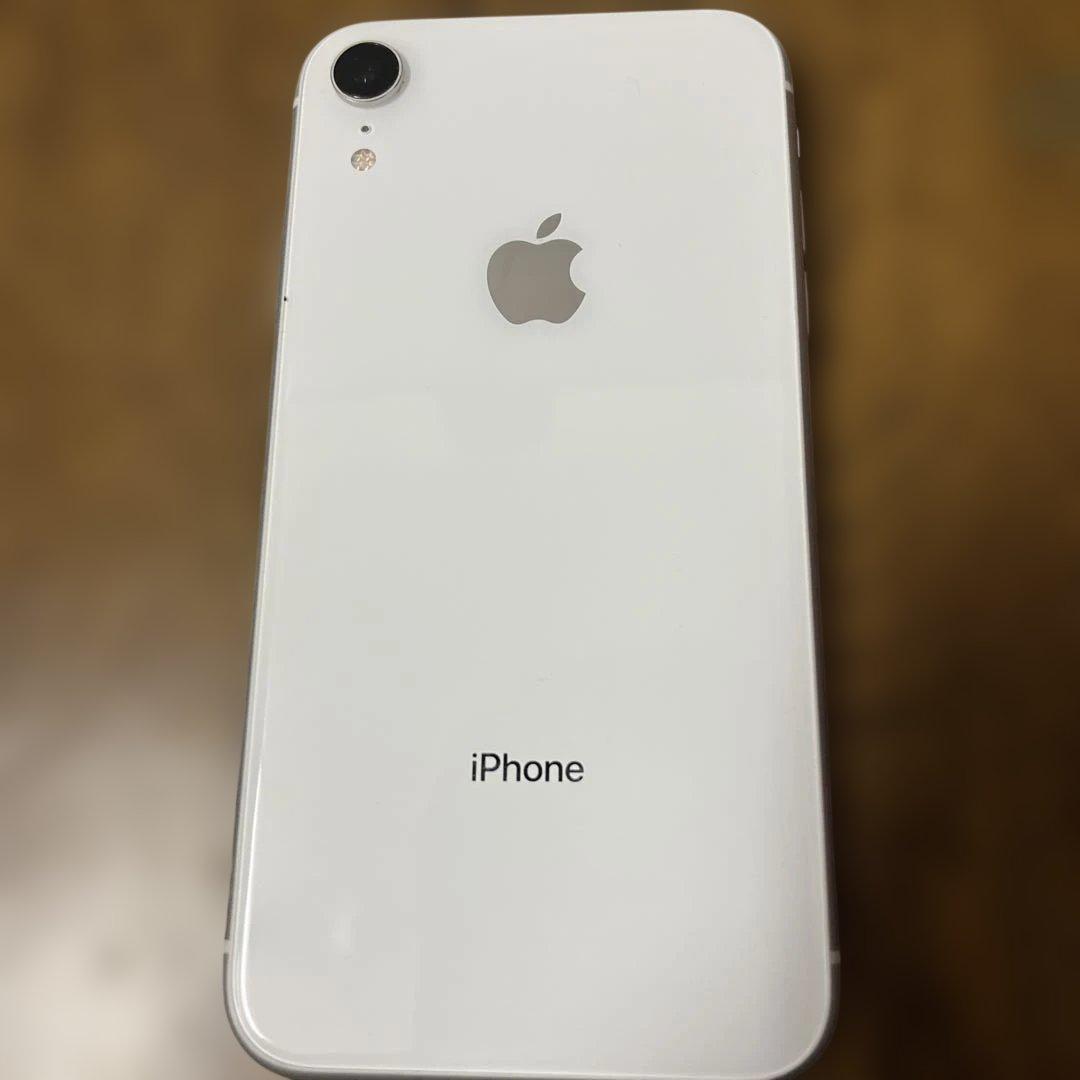 iPhone xr 64gb アイフォンテンアール　白　比較的美品です
