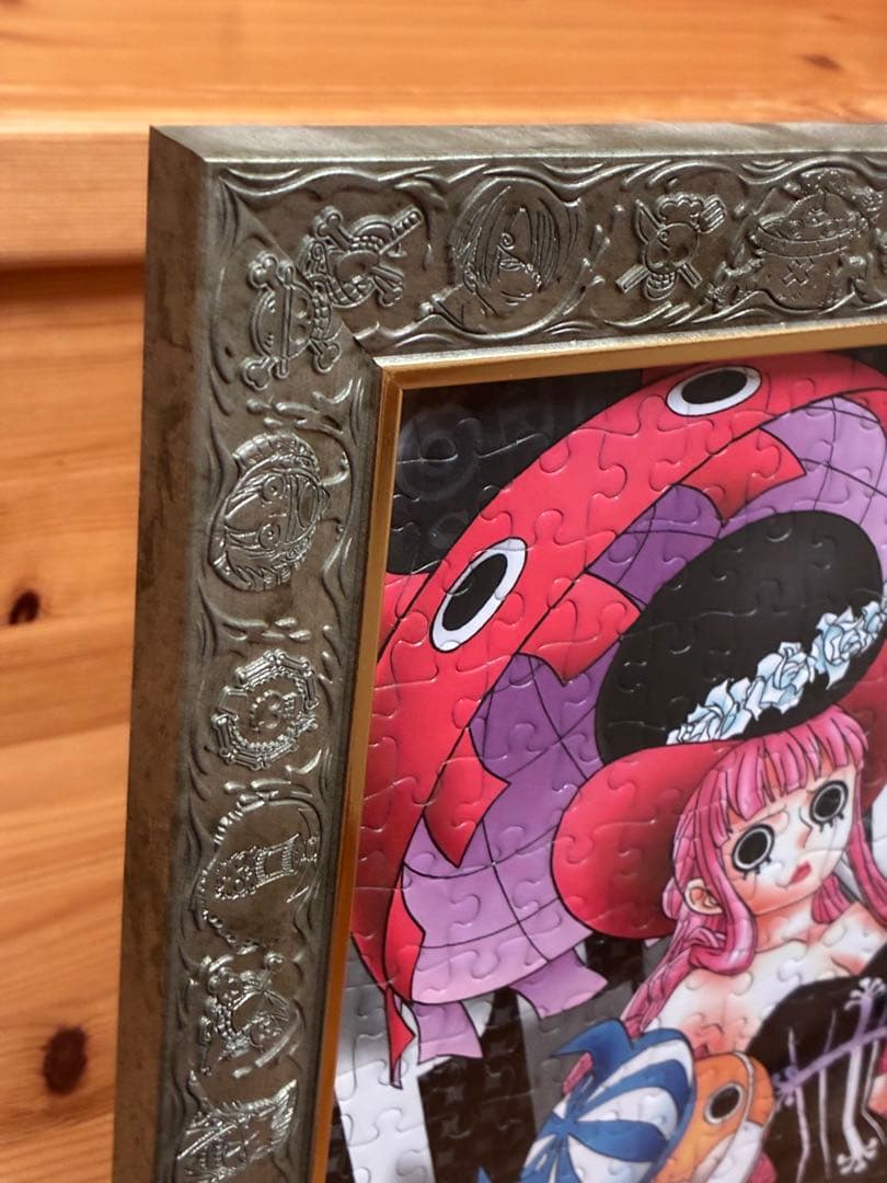 【廃盤/箱付】ONE PIECE ペローナ300Pパズル＋専用フレーム完成品