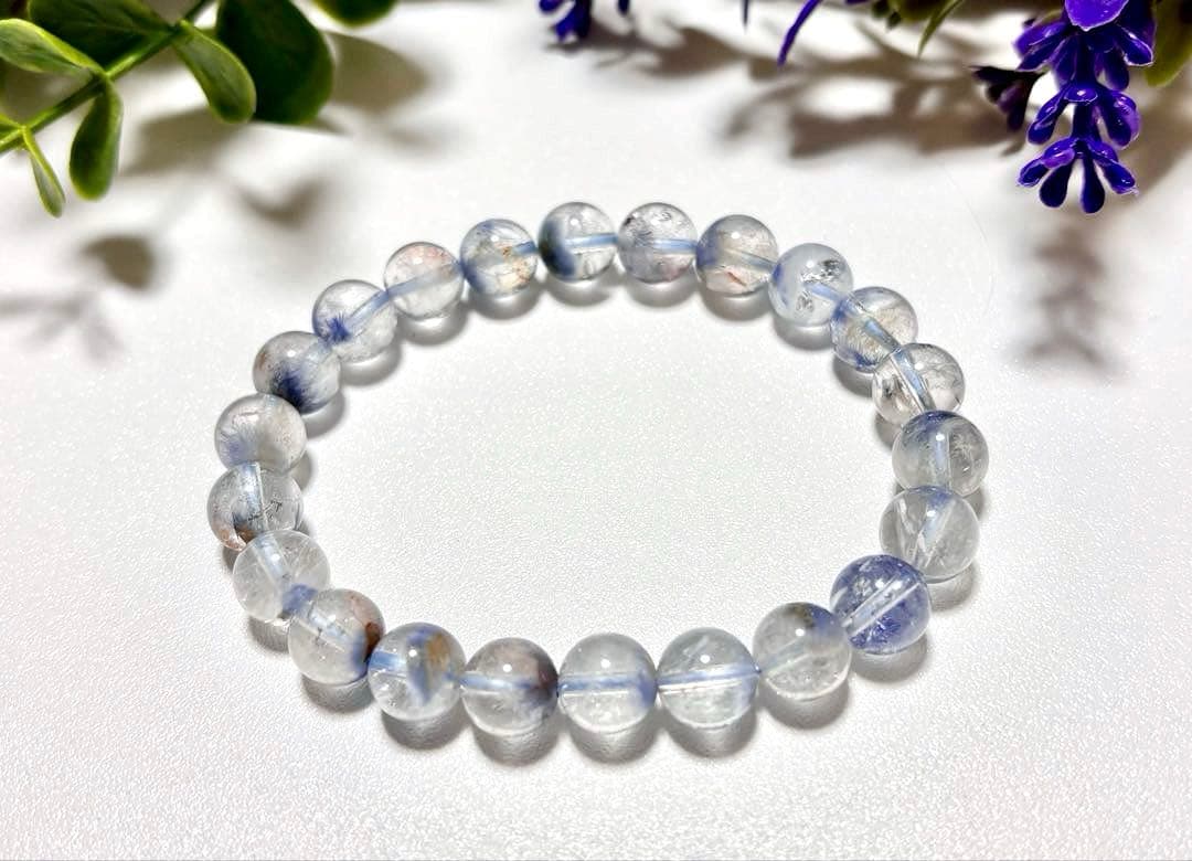 最高品質　蒼き妖精の輝き　幻のデュモルチェライトイングレートネイチャークォーツ