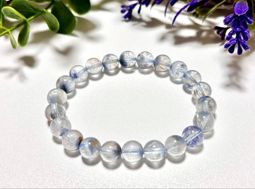 最高品質　蒼き妖精の輝き　幻のデュモルチェライトイングレートネイチャークォーツ