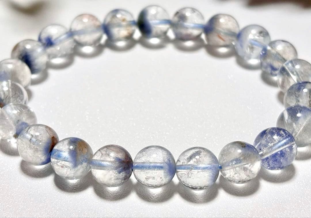 最高品質　蒼き妖精の輝き　幻のデュモルチェライトイングレートネイチャークォーツ