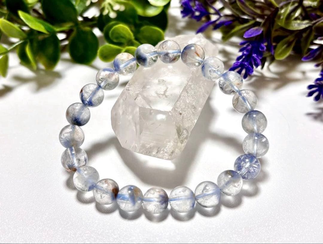 最高品質　蒼き妖精の輝き　幻のデュモルチェライトイングレートネイチャークォーツ