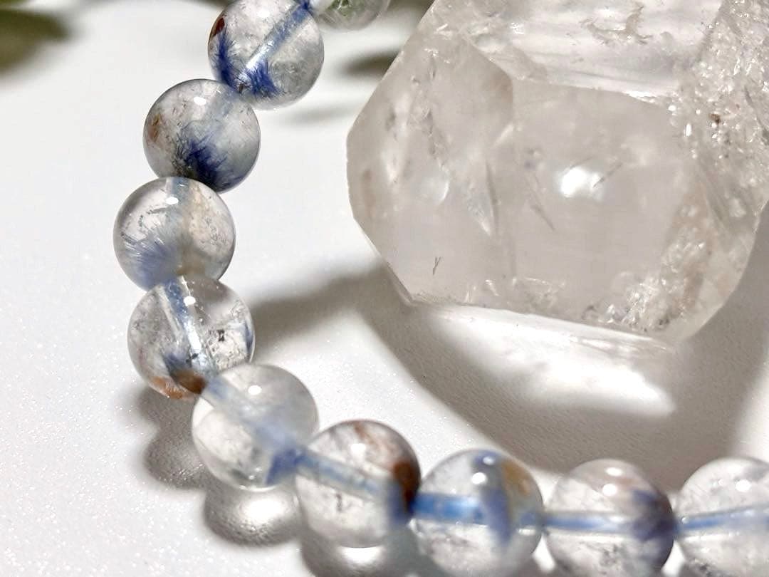 最高品質　蒼き妖精の輝き　幻のデュモルチェライトイングレートネイチャークォーツ