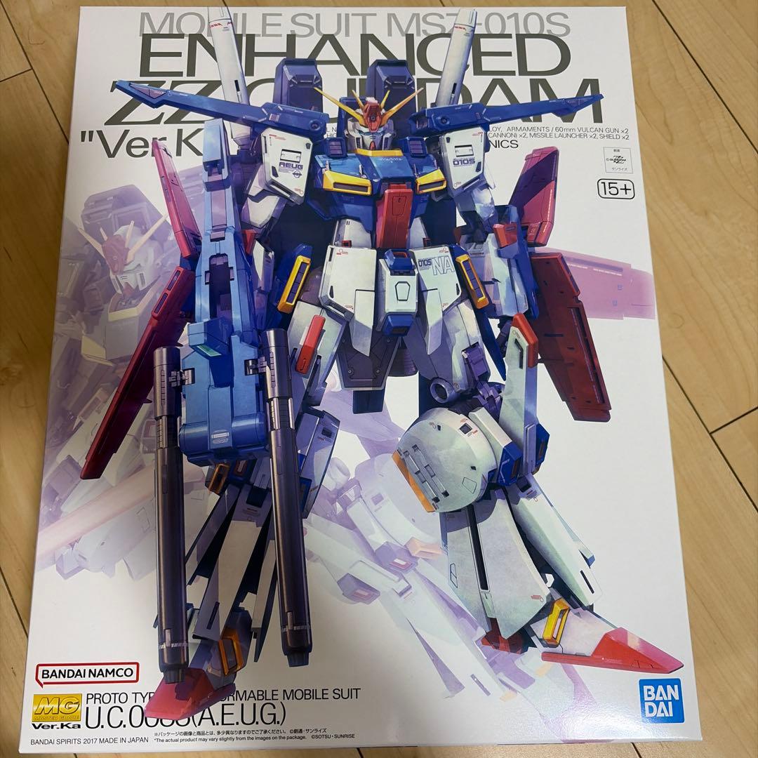 MGフルアーマーZZガンダム ver.ka＆強化型ZZガンダムver.kaセット