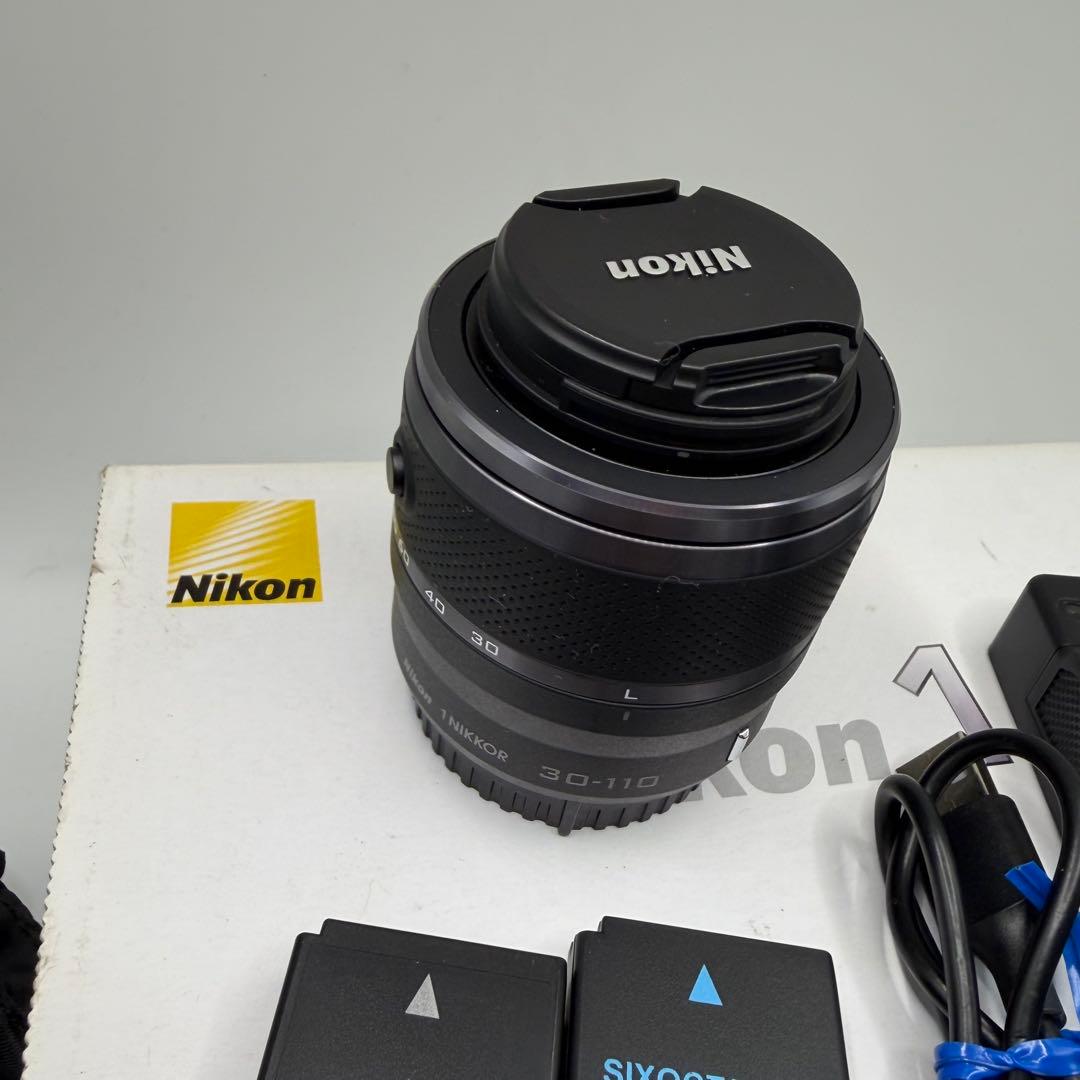 箱付き Nikon1 J1 レンズキット 動作品 付属品多数 ニコン カメラ