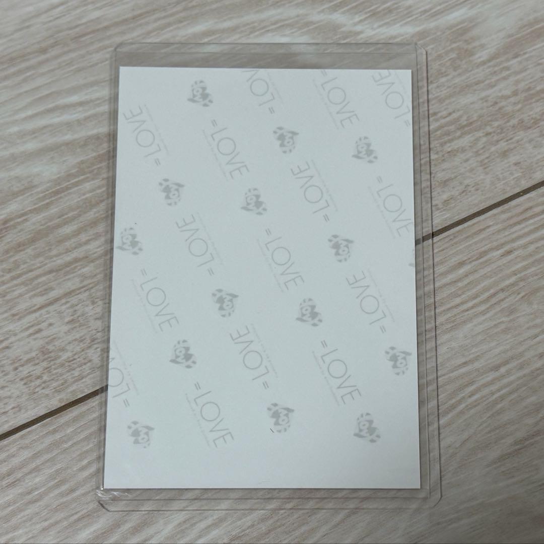 ＝LOVE 大谷映美里 生写真 直筆 ラブソングに襲われる ジャケット衣装
