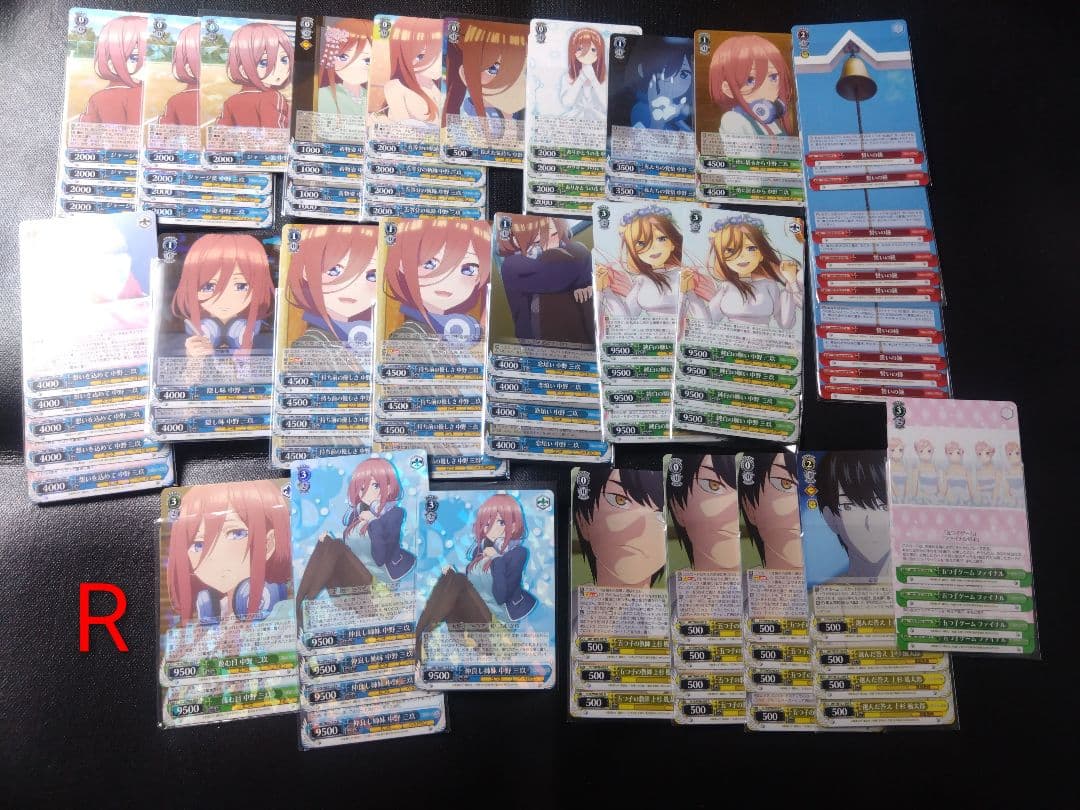 ヴァイスシュヴァルツ 引退品 五等分の花嫁 デッキ5個セット+デッキパーツ