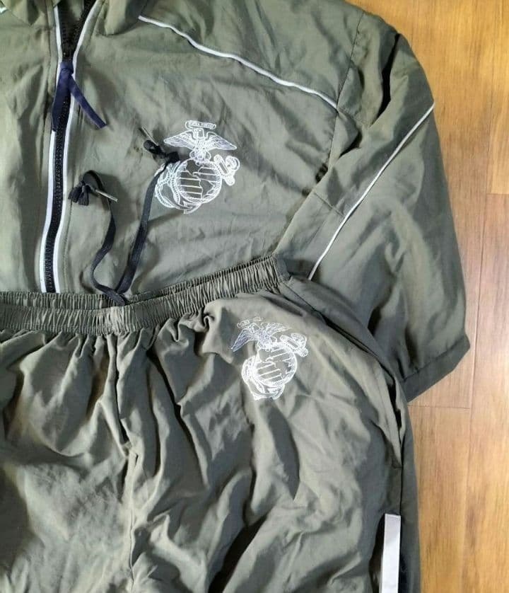 米軍放出品　[美品]　USMC　トレーニングウェア パンツセット　米軍実物
