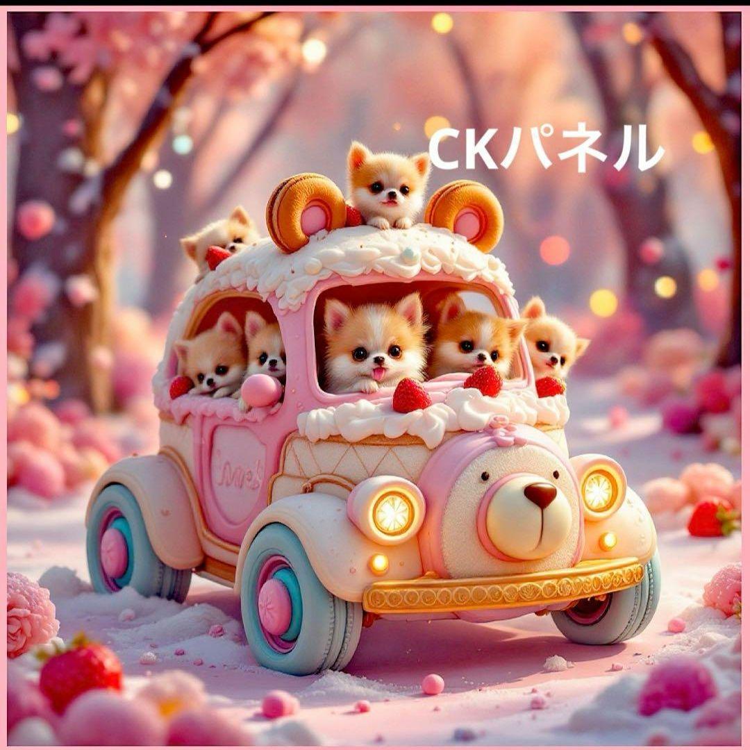 激レアチワワカーパネル生地　ハンドメイド
