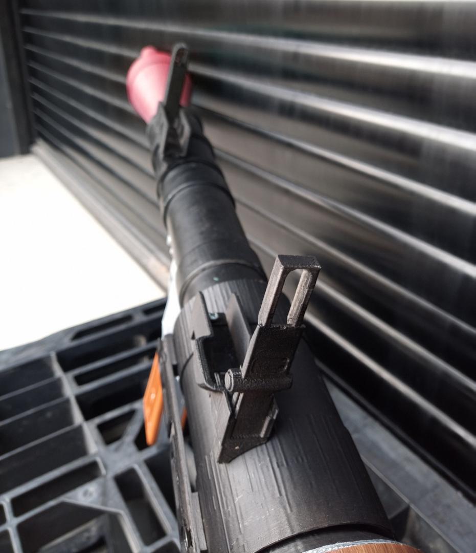 フルスクラッチ RPG-7 ロケットランチャー 3Dプリンター 成形 赤A