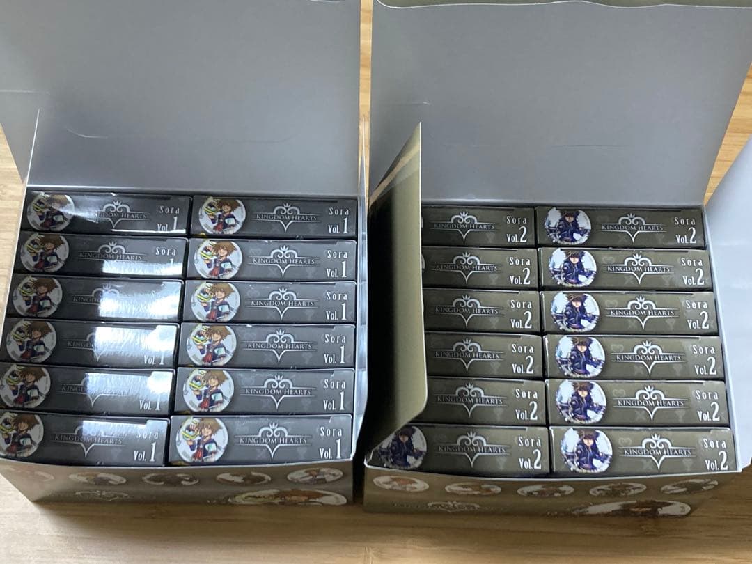キングダムハーツ カンバッジコレクション ソラ Vol.1 Vol.2 BOX