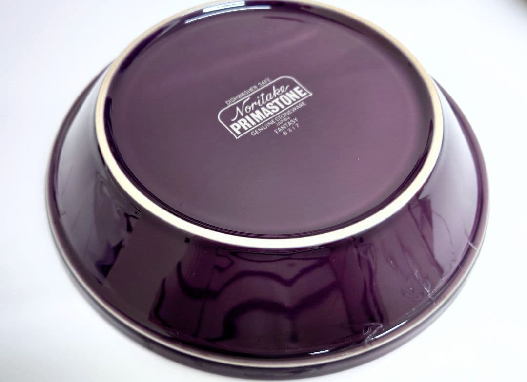 ノリタケ PRIMASTONE 紫色 花柄 食器セット 7点
