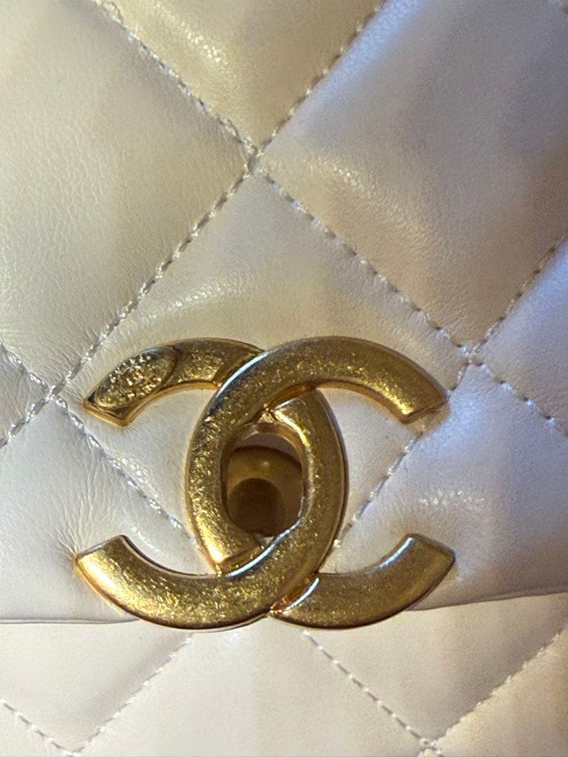 シャネル　ノベルティ チェーンショルダーバッグ ピンクラインストーン ココマーク