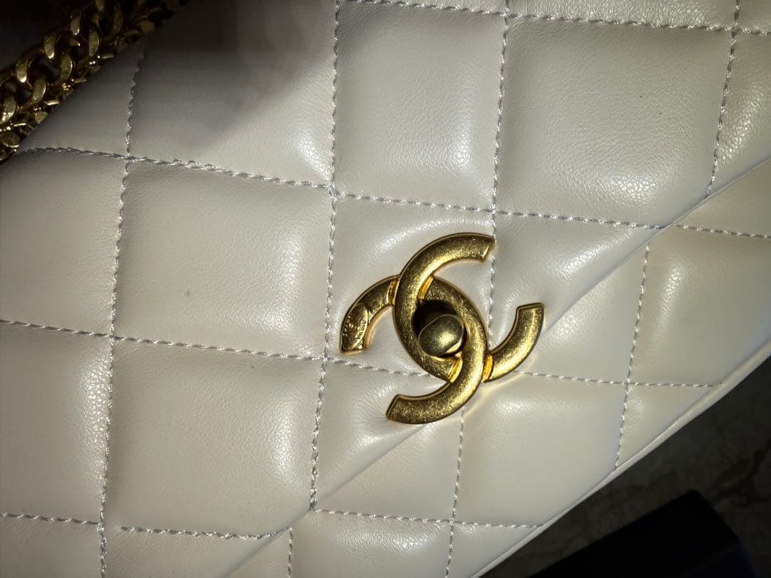 シャネル　ノベルティ チェーンショルダーバッグ ピンクラインストーン ココマーク