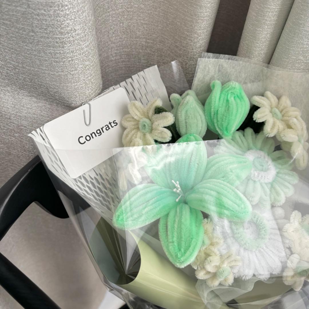 CHaaannn♡ᵕ̈*⑅専用　モールフラワー　ラベンダーミルク　ミントグリーン