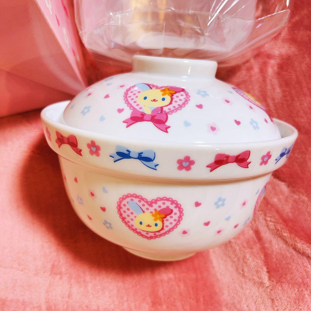 希少レア　ウサハナ　ふた付きどんぶり　ティーポット　平成レトロ　サンリオ　ウサギ