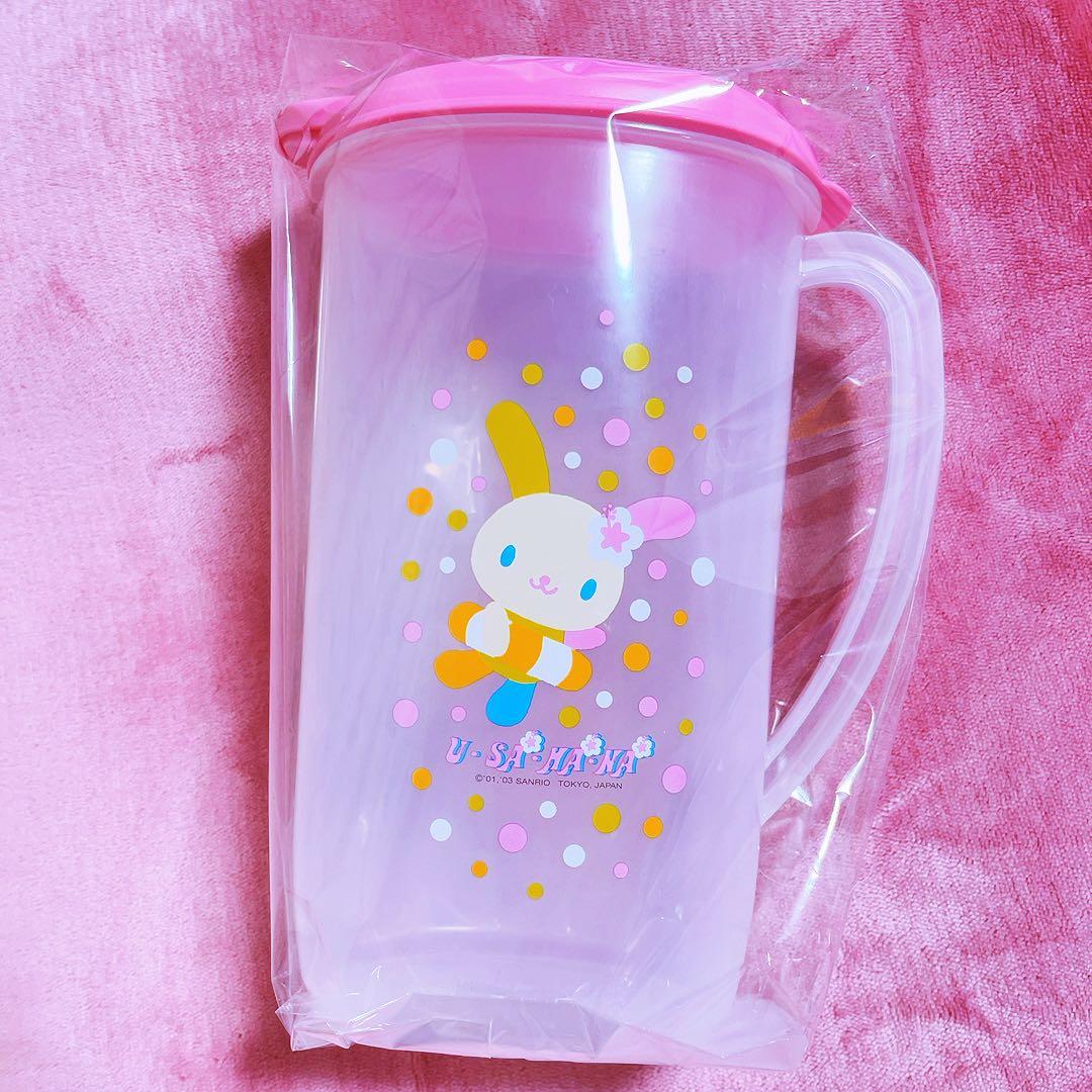 希少レア　ウサハナ　ふた付きどんぶり　ティーポット　平成レトロ　サンリオ　ウサギ