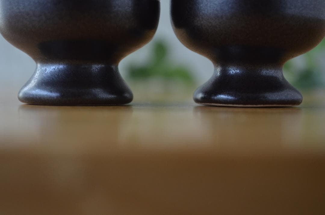 Hoganas/ホガナス●savoy/サヴォイ●ブラウン/エッグカップ2個