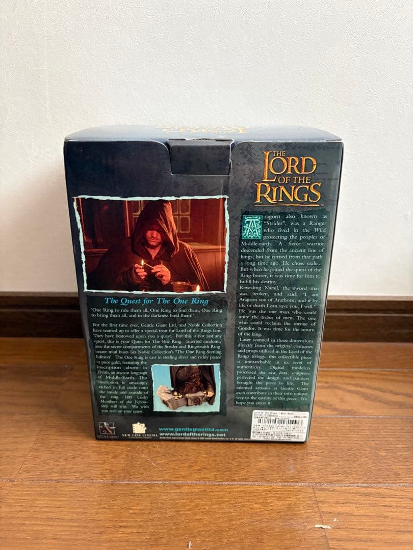 ロードオブザリング　ストライダー（アラゴルン）のミニバストフィギュアです。