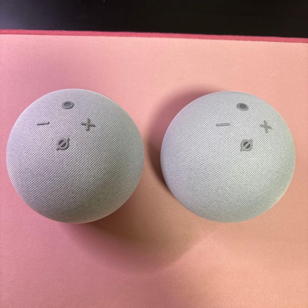 Echo Dot (エコードット) 第4世代 グレーシャーホワイト 2台