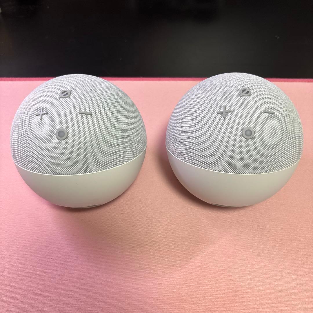 Echo Dot (エコードット) 第4世代 グレーシャーホワイト 2台